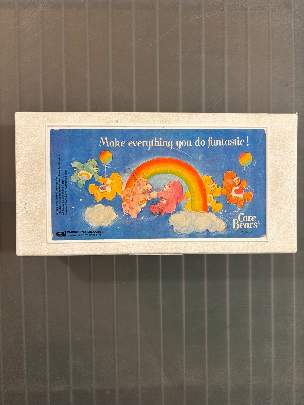 Vintage 1984 Care Bears American Greetings Pencil Carrying Case Storage Box